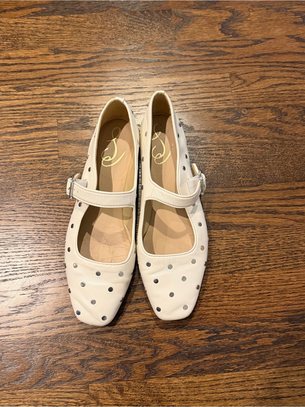 Sam Edelman Flats with Polka Dot Studs - Size 9